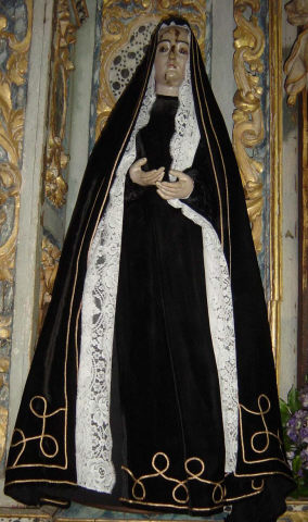 Legenda: Nossa Senhora das Dores (de Calvário) <p> 